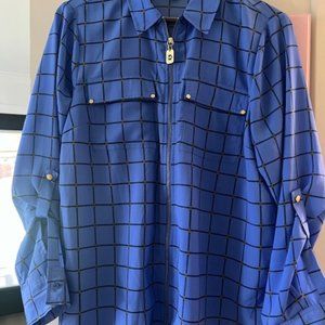 Michael Kors Zip Up Blouse